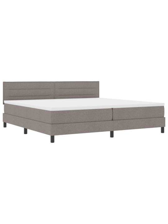 Gultas amplitūda ar matraci taupe 200x200 cm audums