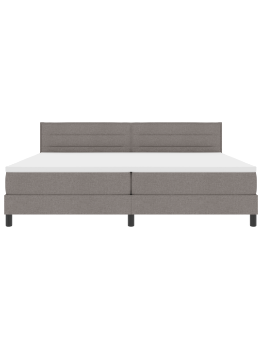 Gultas amplitūda ar matraci taupe 200x200 cm audums