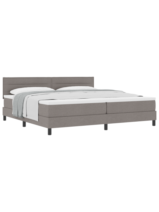 Gultas amplitūda ar matraci taupe 200x200 cm audums