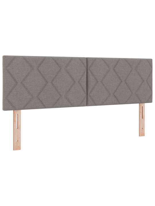 Gultas pamatne ar matraci Taupe 140x200 cm Audums