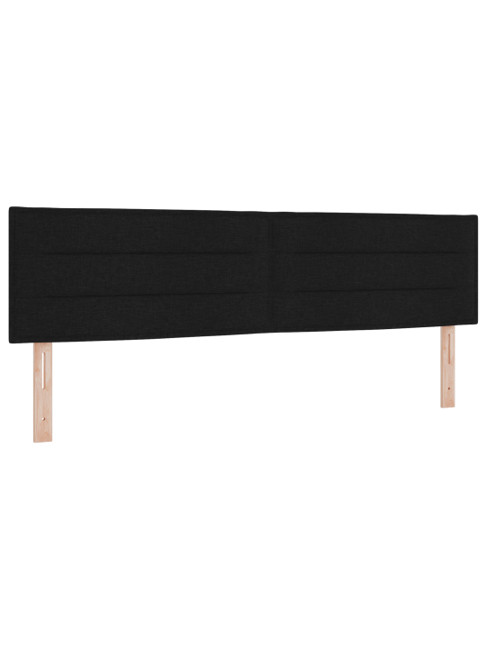 Pavasara gulta ar matraci melnā krāsā 180x200 cm audumā