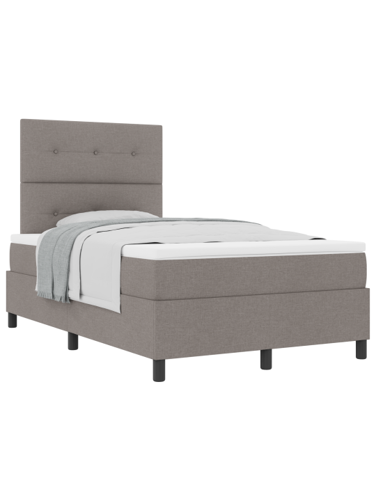 Kastes pavasara gulta ar matraci taupe 120x200 cm audums