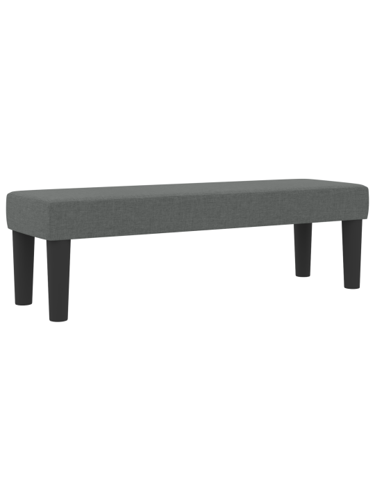 Gultas kaste ar matraci un soli Tumši pelēks 120x190 cm Audums