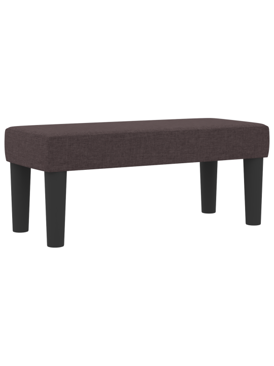 Kaste pavasara gulta ar matraci un soliem tumši brūnā 90x190 cm audumā