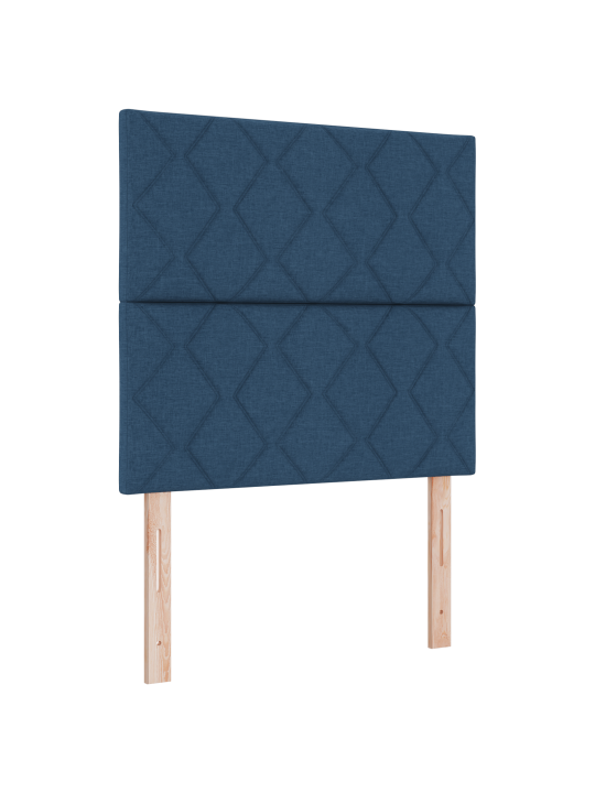 Kaste pavasara gulta ar matraci un soliņu zils 120x190 cm audums